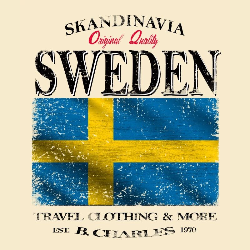 Suède, drapeau de la Suède