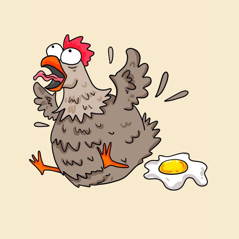 Funny chicken