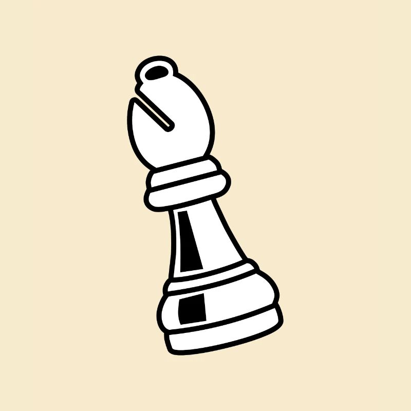 Chess piece bishop white