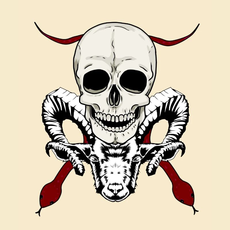 Devil Satan Satan Satanic Demon Devilish Skull