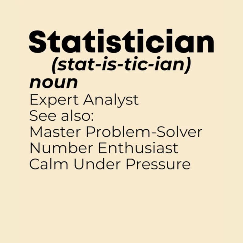 Statisticiens Mathématiciens