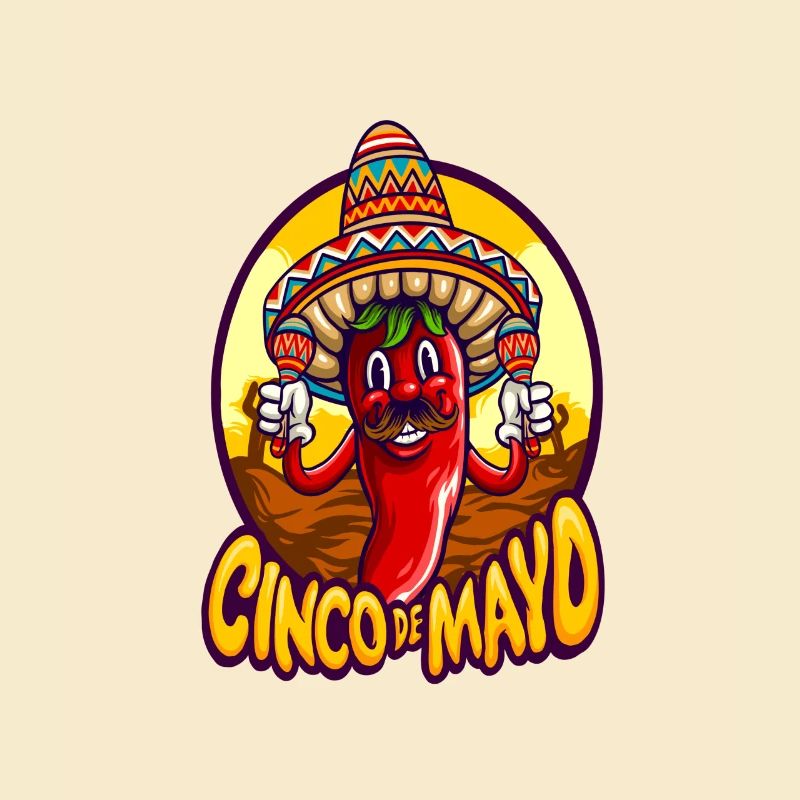 Chili Play Maraca Cinco De Mayo Funny