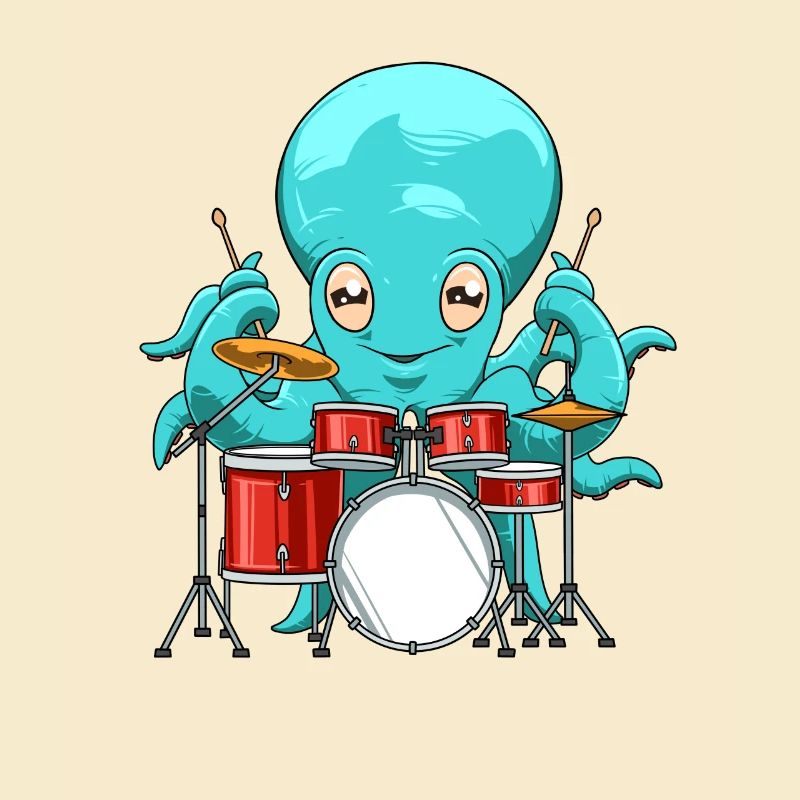 Squid Drummer