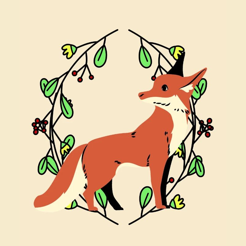 Spring Wilderness Nature Fox Forest Animals Child Foxes