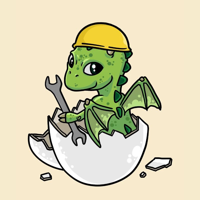 Dino Craftsman Eggshell Tool Car Workshop