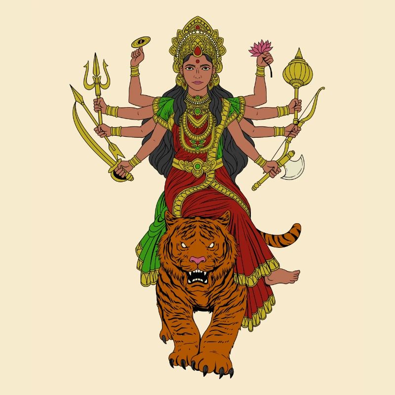 Dieu hindou - Durga