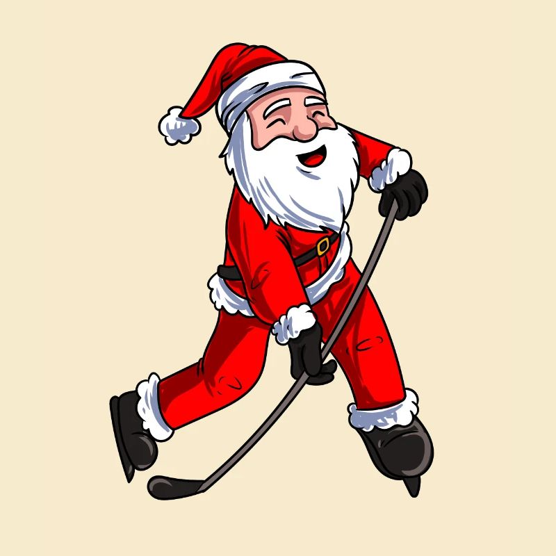 Weihnachtsmann Eishockey