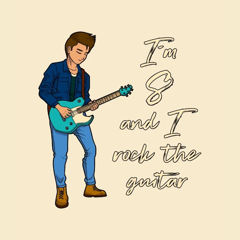 I’m 8 - Jeune guitariste