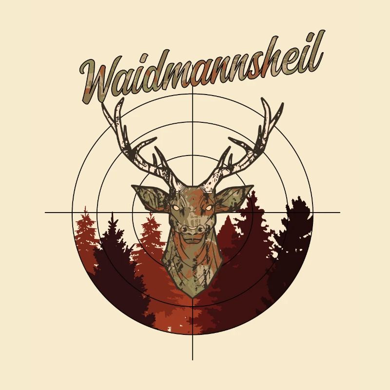 Waidmannsheil Jäger Jägerin Jägergruß Hirsch Wald