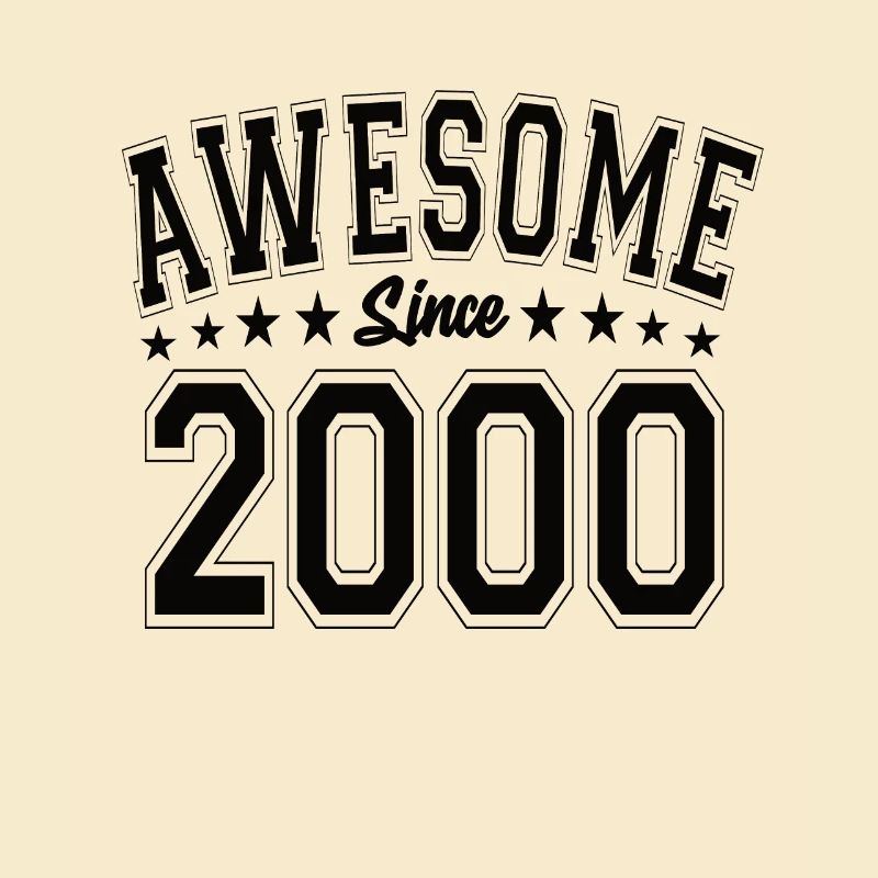 Awesome Since 2000 Birthday 2000 Vintage 2000