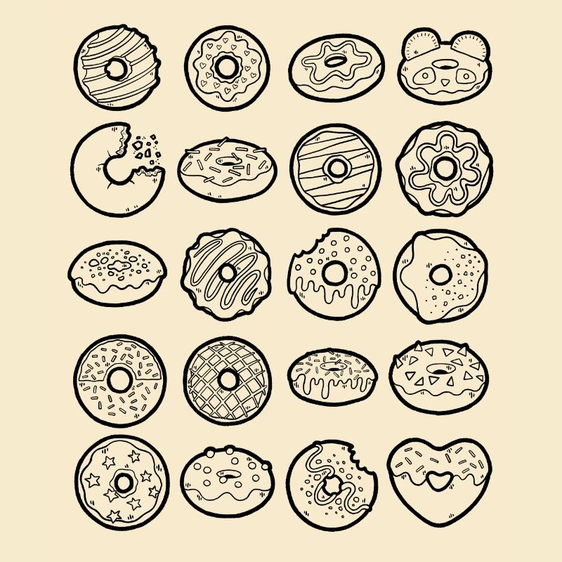 Donut Doodles Doughnut Sprinkle Candy