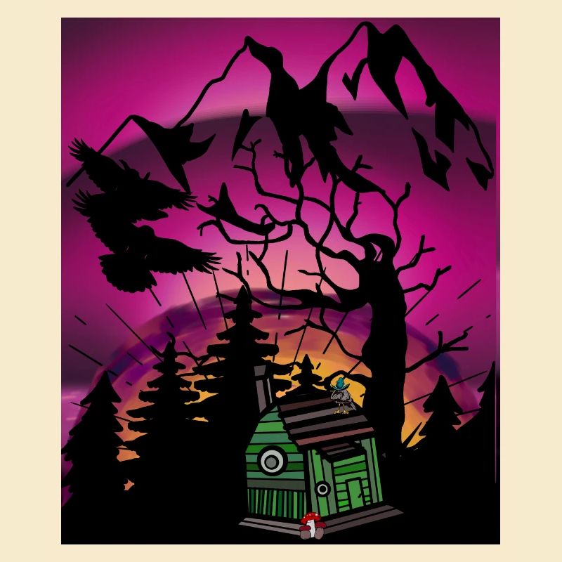 Horizont Waldbewohner Kinder Märchen Märchenfigur