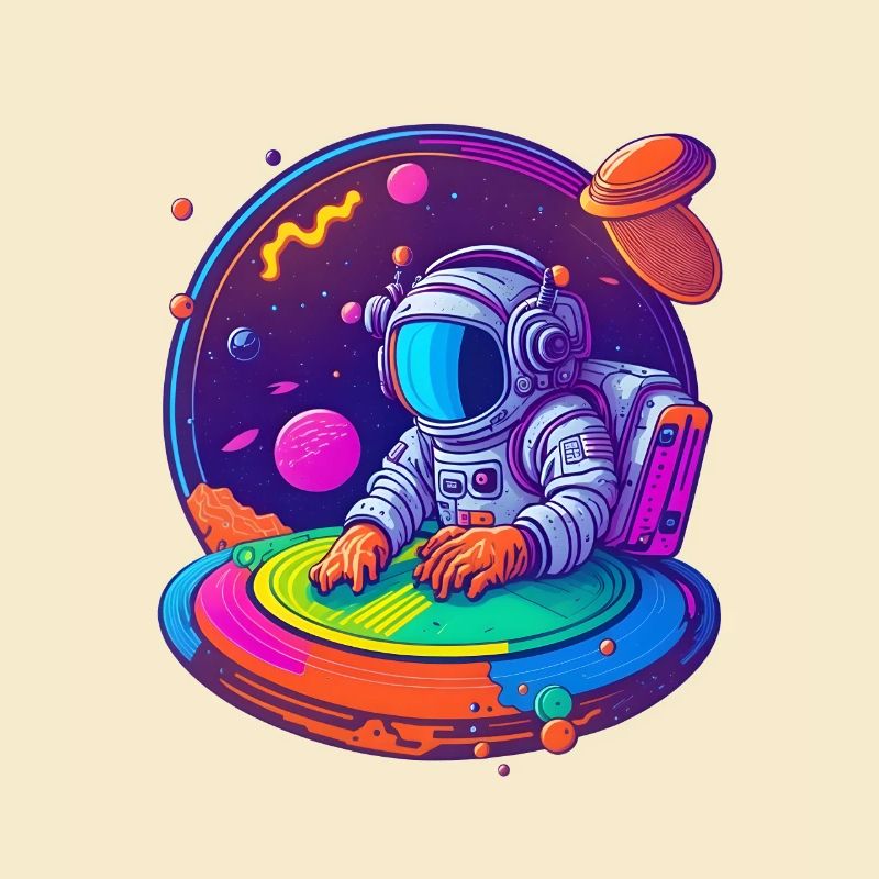 DJ Astronaute Rétro