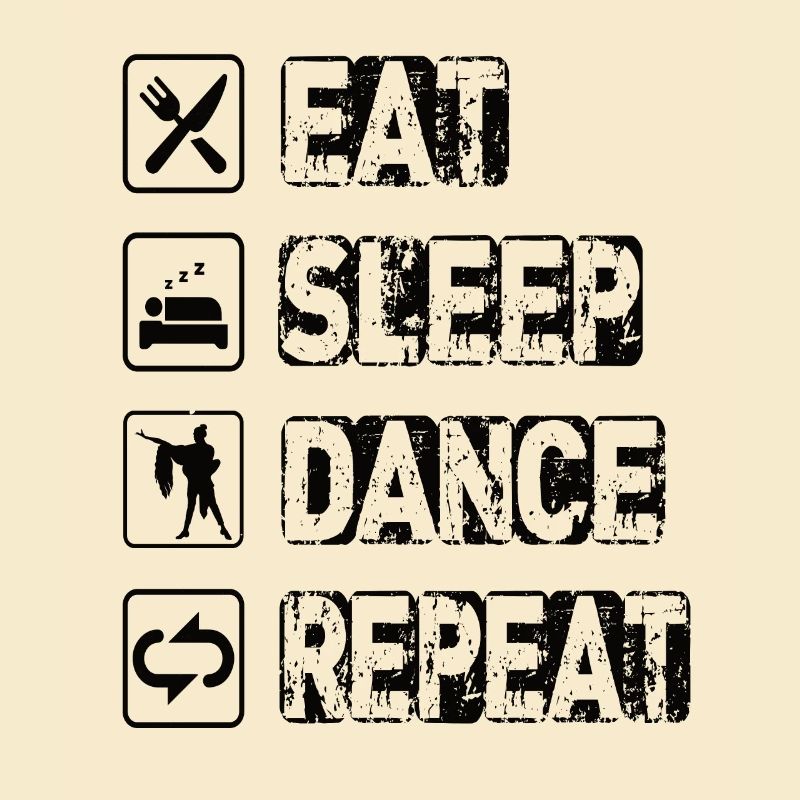 Manger Sommeil Danse Répéter