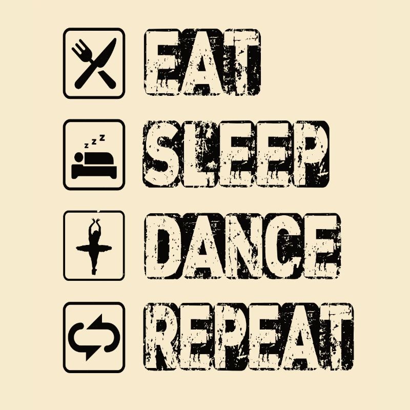 Manger Sommeil Danse Répéter