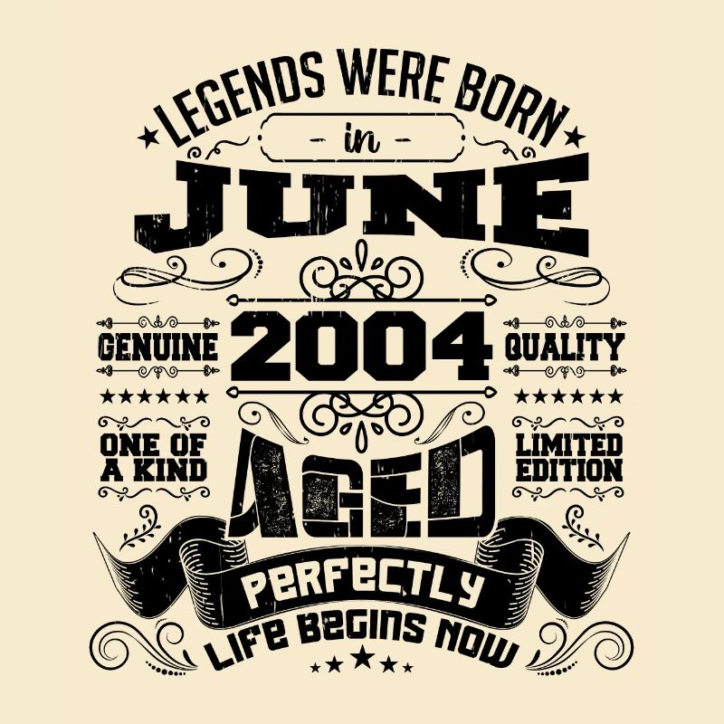 2004 Juni Jubiläum 2004 Juni | geboren im Juni 2004