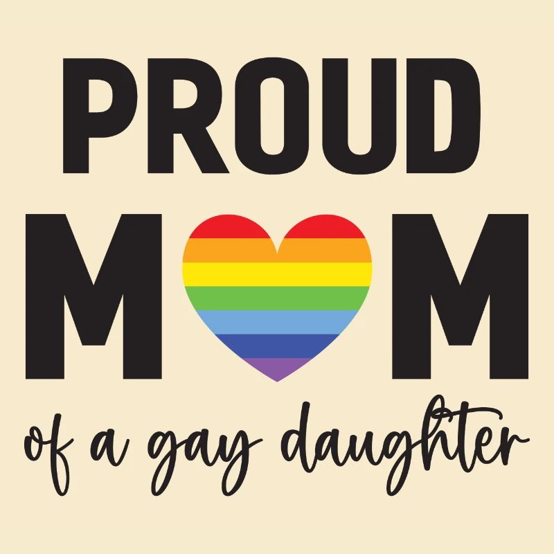 LGBT Pride Month - Stolze Mutter einer schwulen Tochter