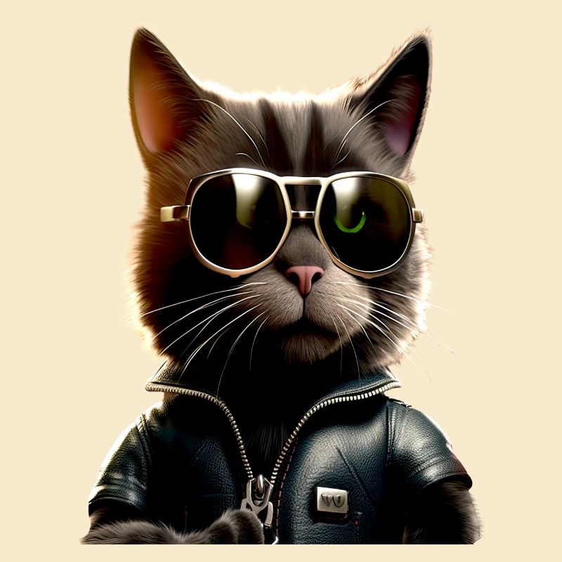 Chat Avec Lunettes de Soleil Chat Maman Chat Maman Chats