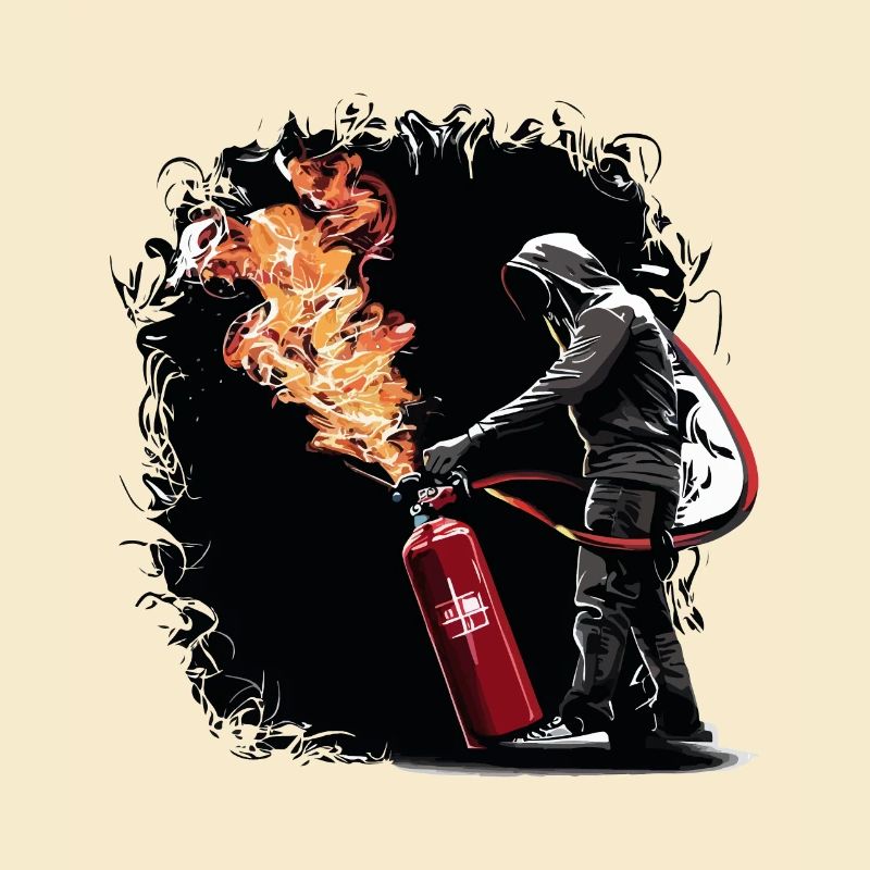 FIREFIGHTERS RESCUING