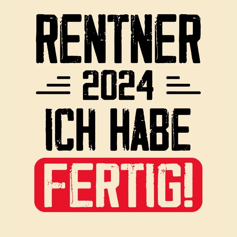 Rentner 2024 Ruhestand Geschenk