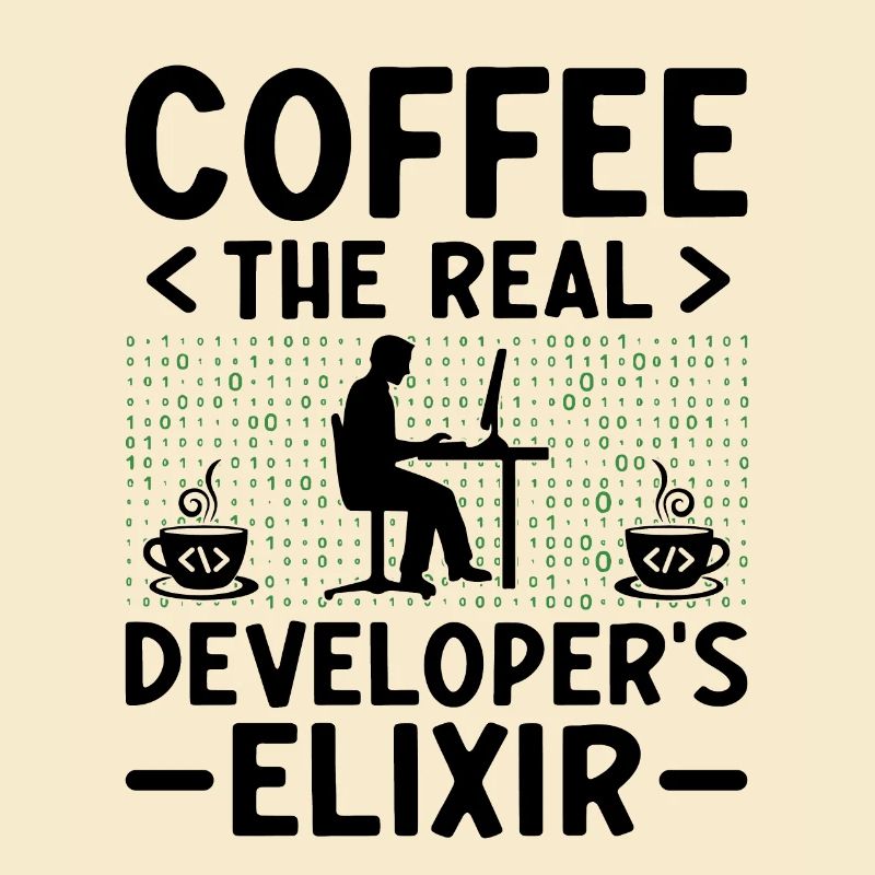 Coffee Coding Programmer Coder Developer Nerd Coff