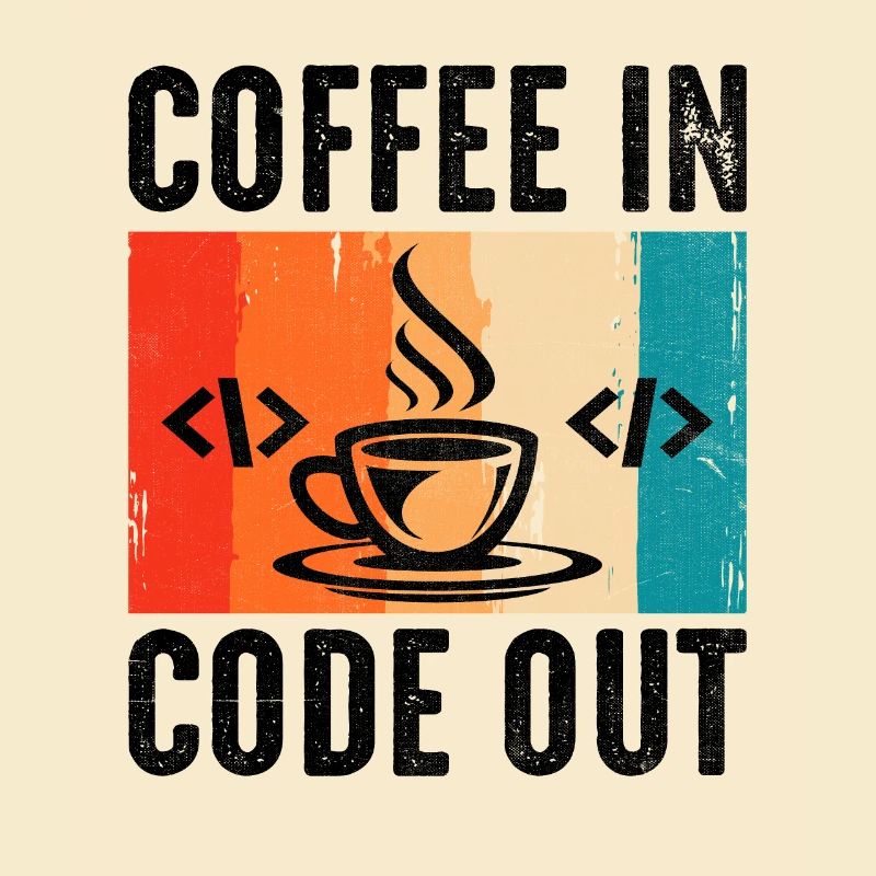 Kaffee-Codierung Programmierer Programmierer Entwickler Nerd Coff