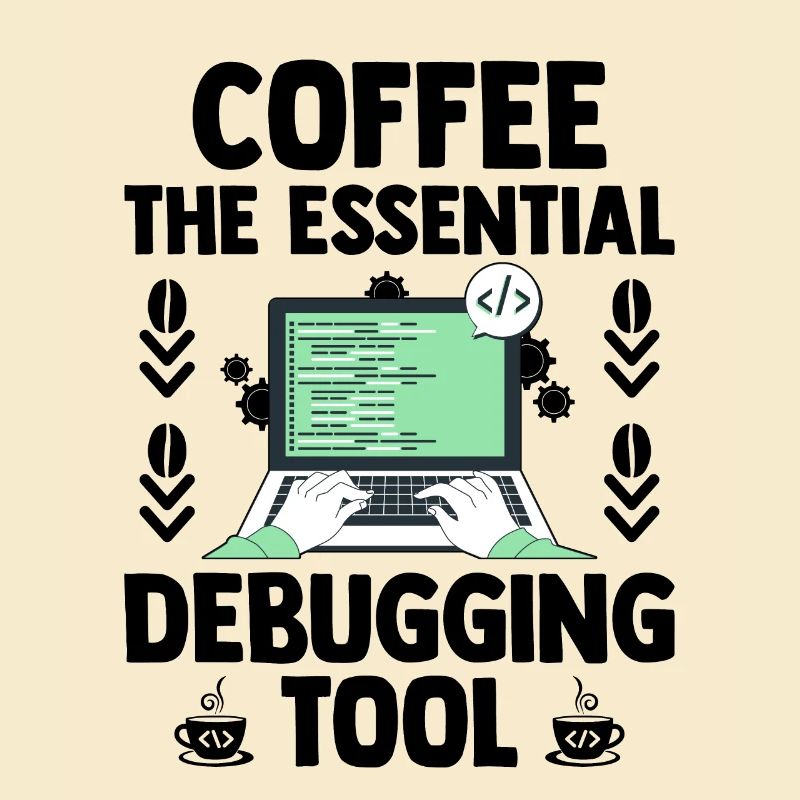 Kaffee Programmierer Programmierer Programmierer Entwickler Nerd Coff