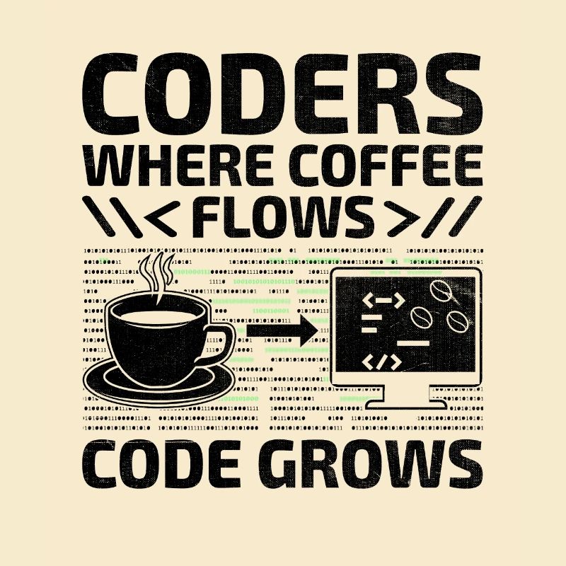 Coffee Coding Programmer Coder Developer Nerd Coff