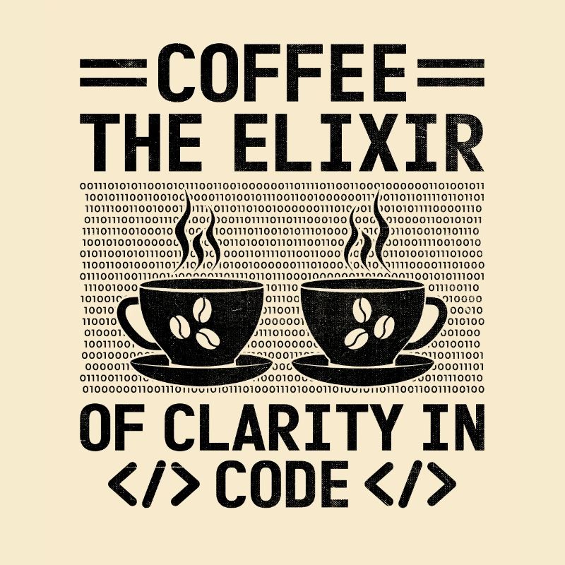 Café Codage Programmeur Codeur Développeur Nerd Coff