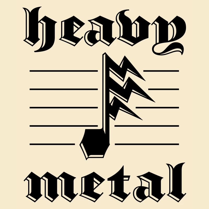 Heavy Metal autocollant Blitznote