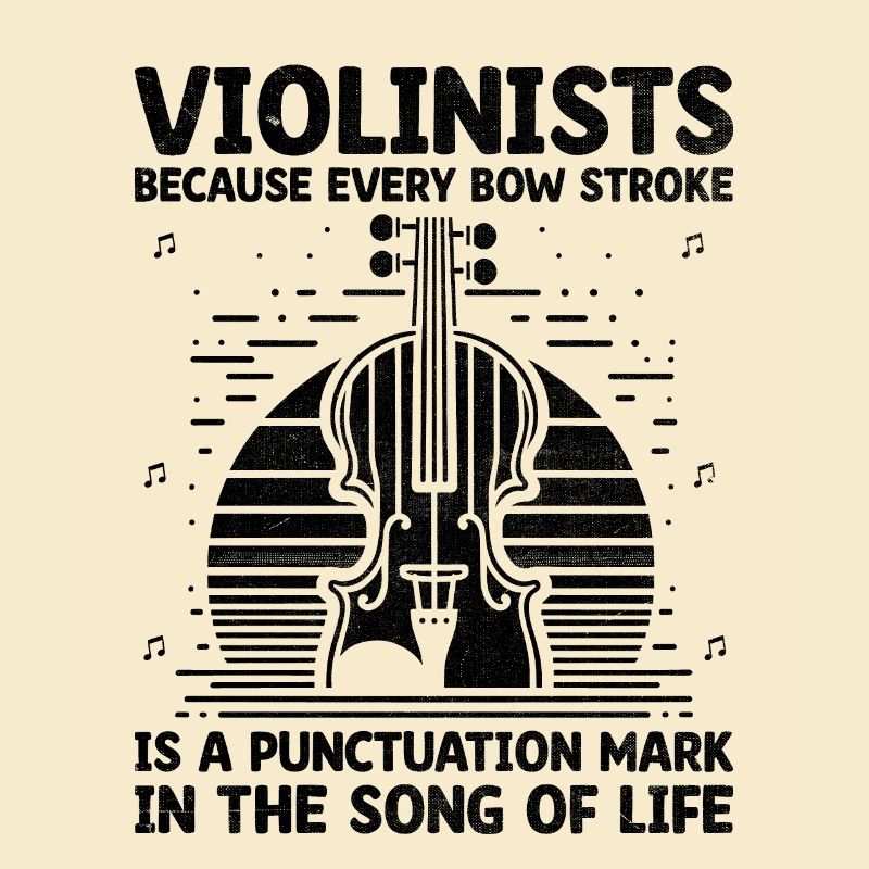 Violinists Because Every Bow Stroke Is A Punctuati