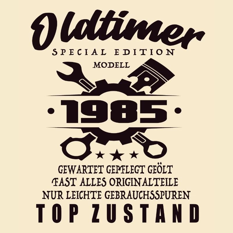 Oldtimer Special Edition Modell 1985 Geburtstag