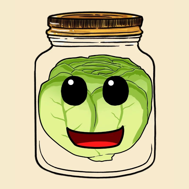 Cabbage Cabbage Mason Jar Cook Chefs Kitchen