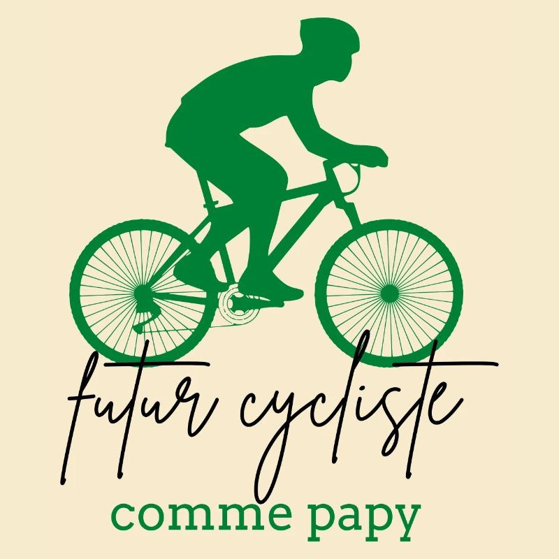 futur cycliste comme papy cadeau garçon velo
