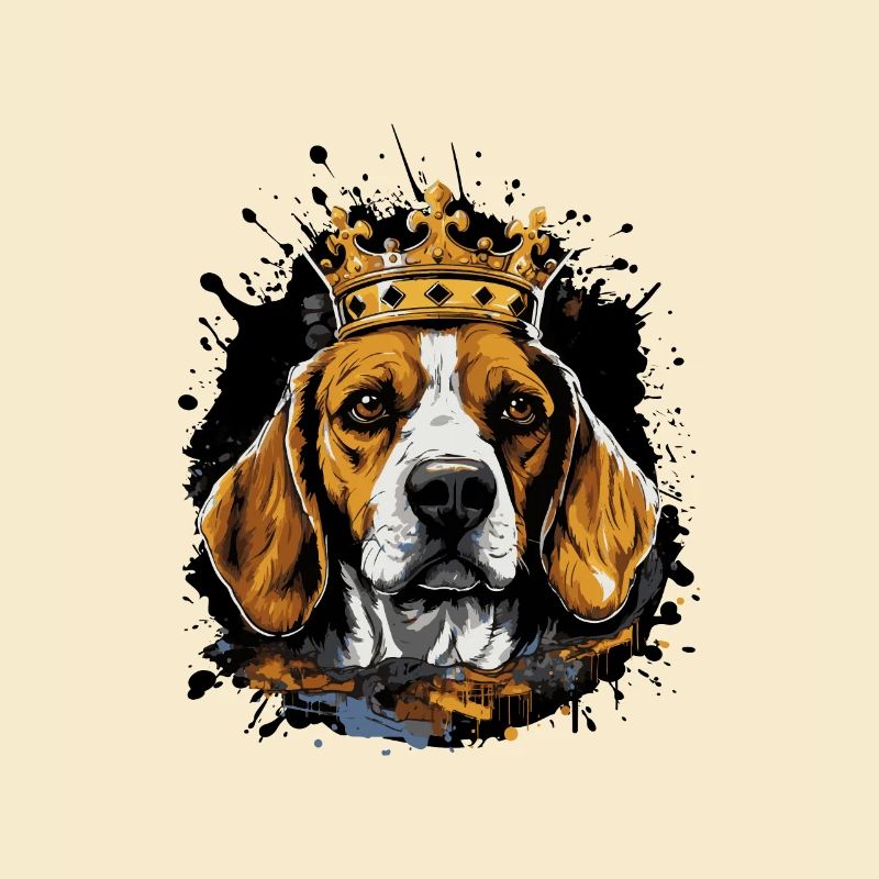 Couronne d’animal de chien Beagle