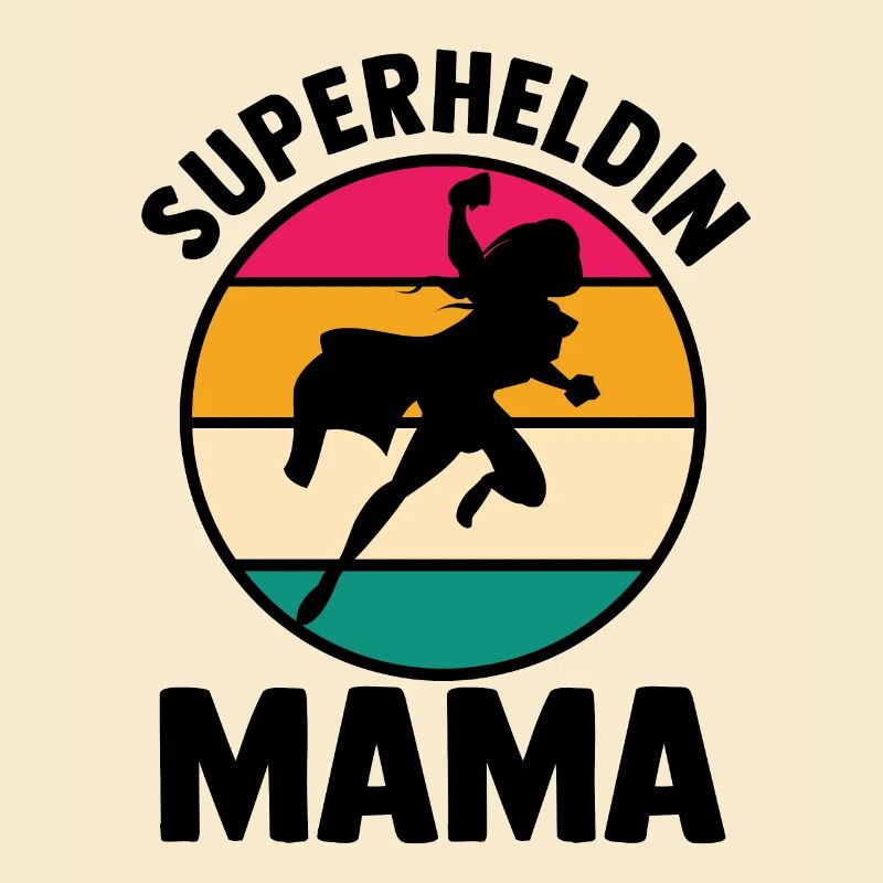 Mutter Superheldin Mama