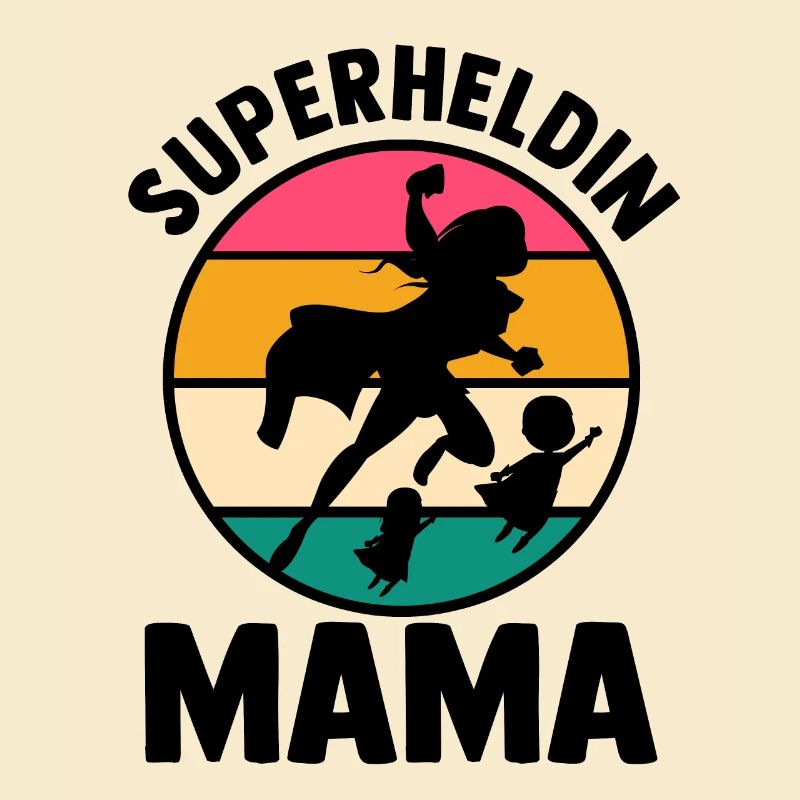 Mutter Superheldin Mama