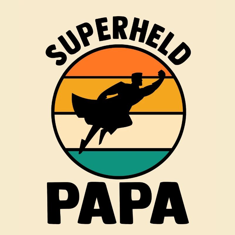 Vater Superheld Papa