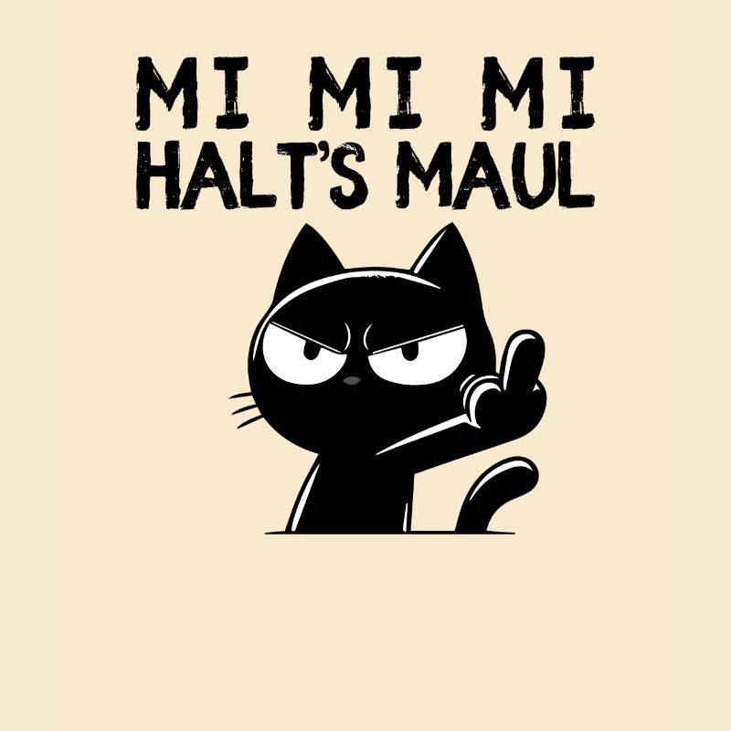 Mi Mi Mi – Katze sagt Halt's Maul Sarkasmus