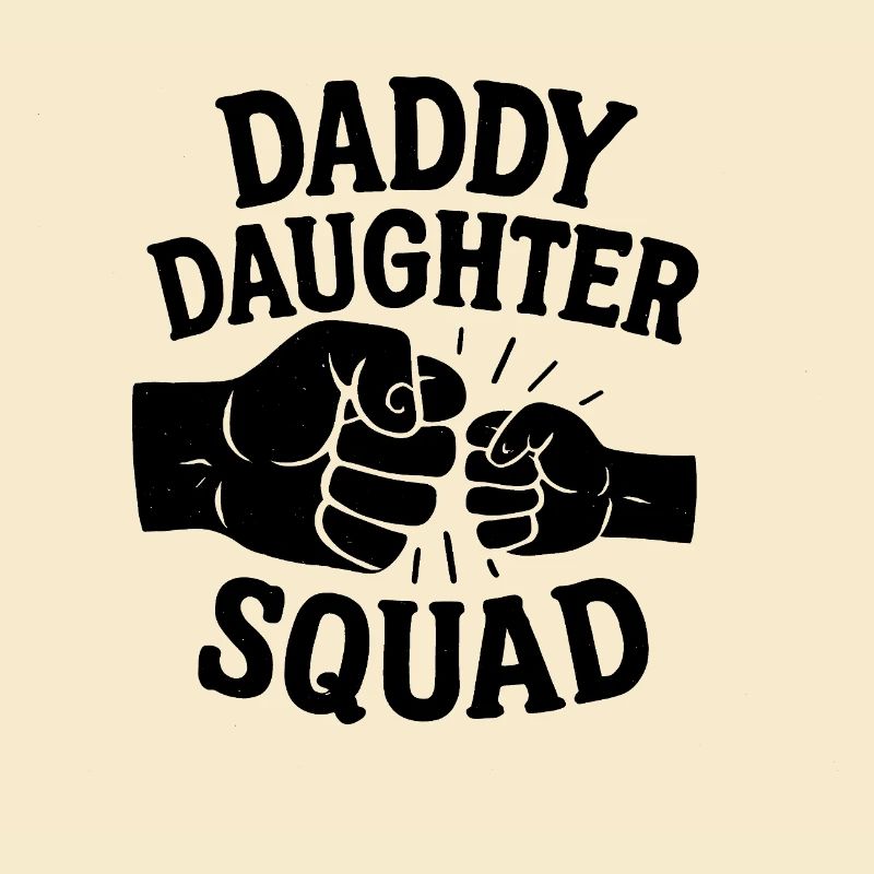 Daddy Daughter Squad Matching Vater Tochter