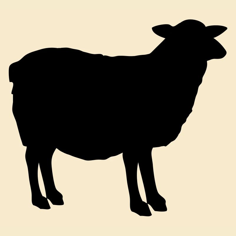 Silhouette de mouton