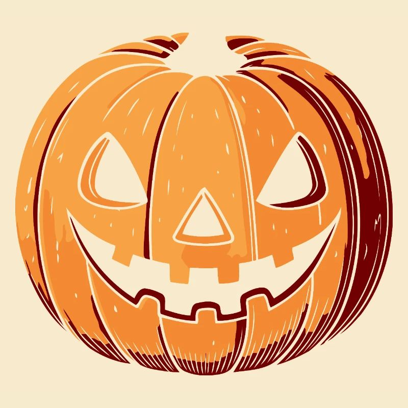 Citrouille Jack O Lantern Expressif