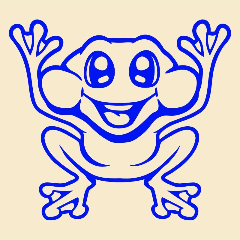 Frog Toad Laughs Funny Jumping Happy Comic