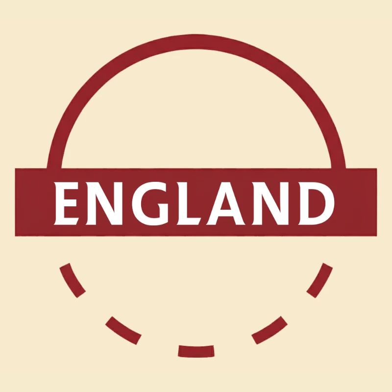 Rundes Abzeichen mit englischem Emblem