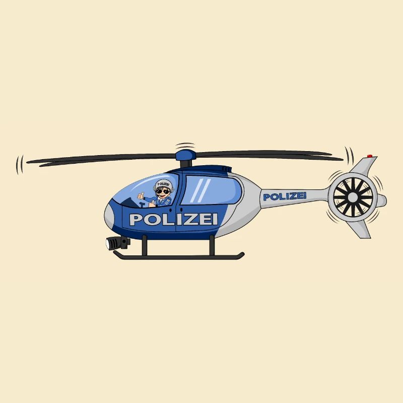 Polizei Hubschrauber Pilot