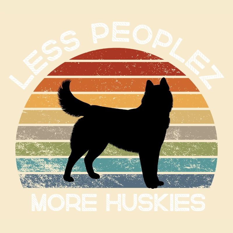Moins de gensz, plus de huskies