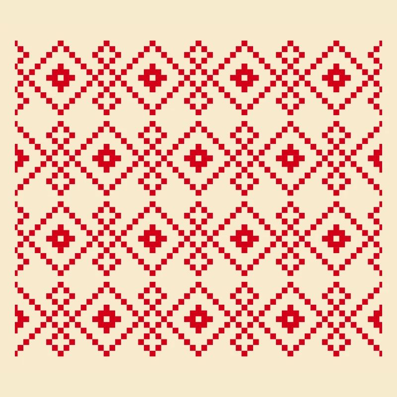 Weihnachtlicher einfarbiger Pullover (rot)