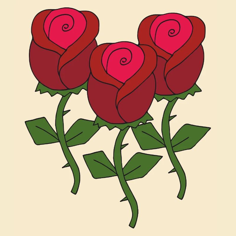 Roses triples