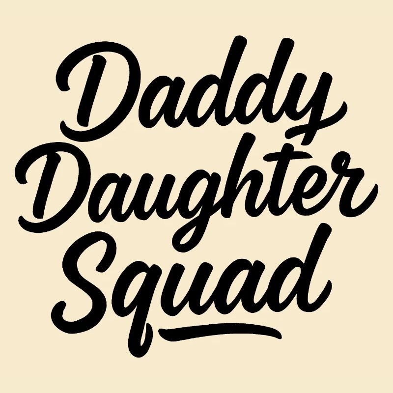 Daddy Daughter Squad Matching Vater Tochter