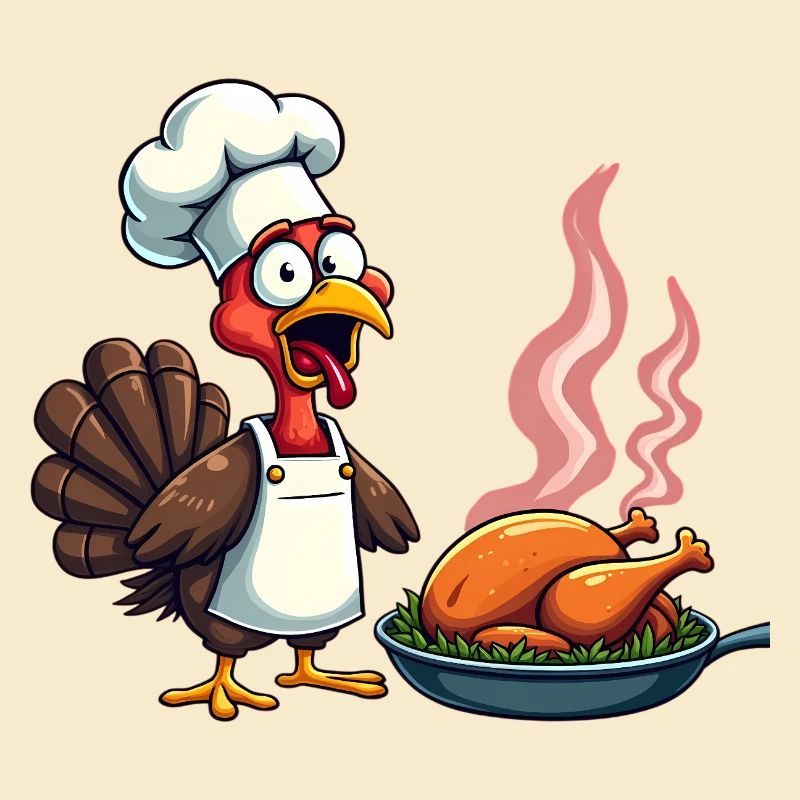 Cuisinier de dinde de Thanksgiving